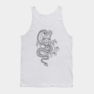 Classic chinese dragon Tank Top